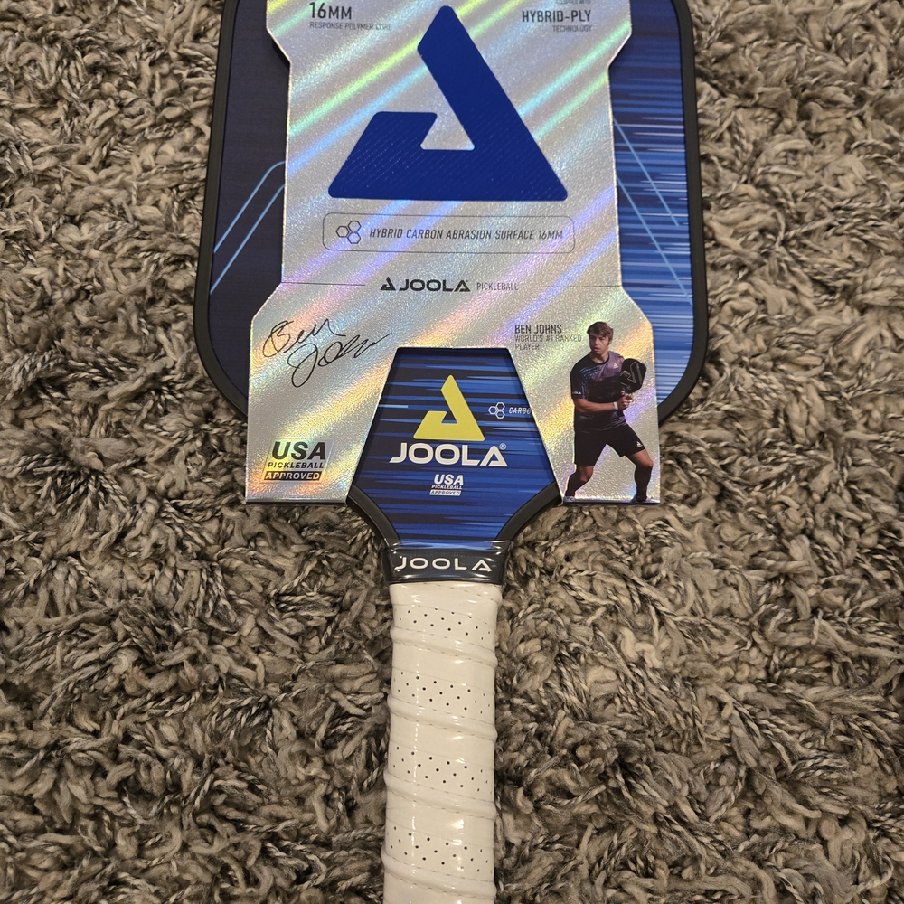 JOOLA Pickleball Paddle - Blue Holographic Face with White Grip
